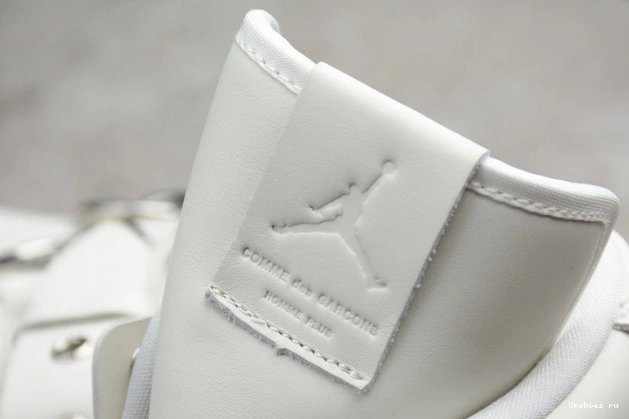 CN5738-001 High Comme Garcons Air Jordan Retro des White 1 0302